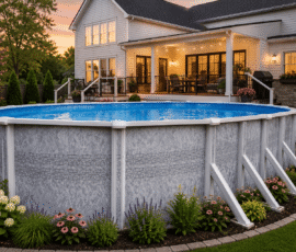above ground pool